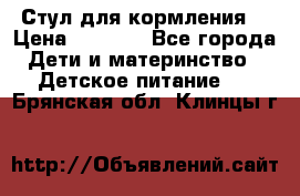 Стул для кормления  › Цена ­ 4 000 - Все города Дети и материнство » Детское питание   . Брянская обл.,Клинцы г.